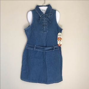 revolt denim dress Revolt Denim Zip Up Front Long Sleeve Dress
